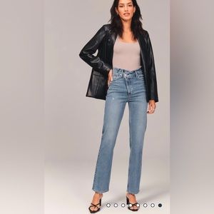 Abercrombie Ultra High Rise 90s Straight Jean
